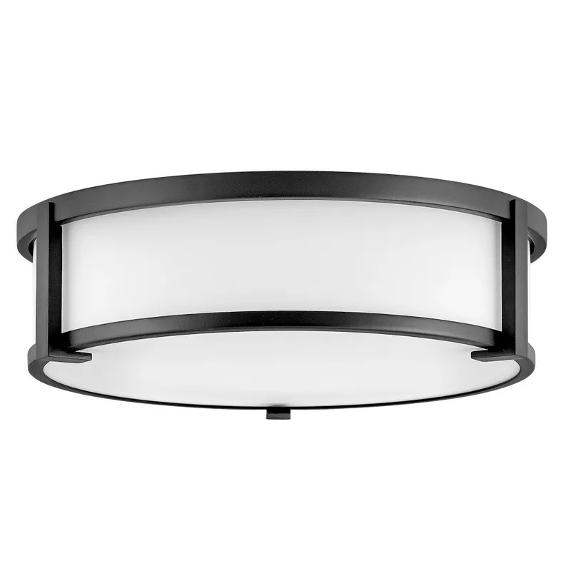 Lowell Medium Flush Mount 3243BK