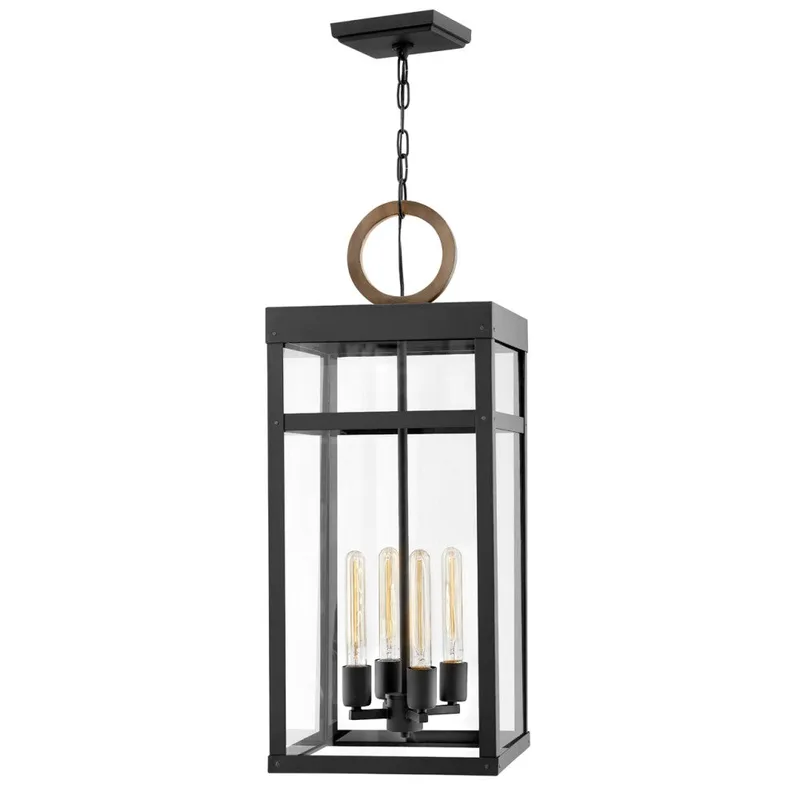 Porter Grande Hanging Lantern 2808BK-LL