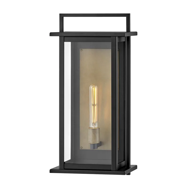 Langston Large Wall Mount Lantern 24025BK