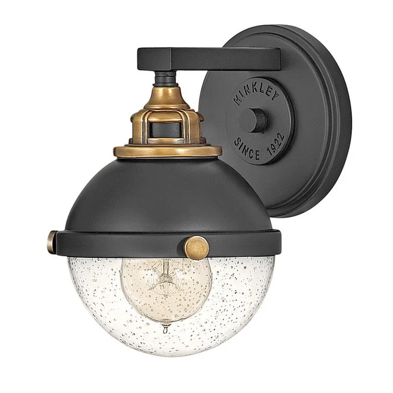 Fletcher Small Single Light Vanity 5170BK