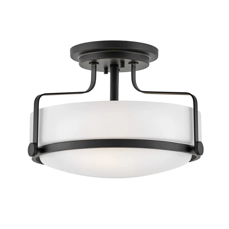 Harper Medium Semi-Flush Mount 3641BK
