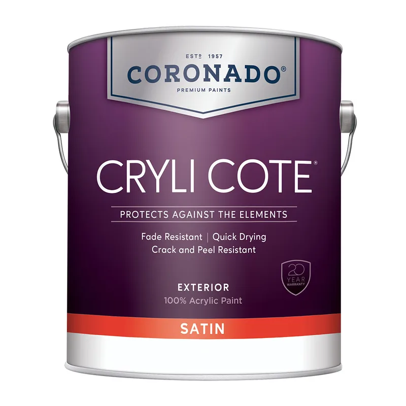 Cryli Cote® 100% Acrylic Exterior Paint Satin N410