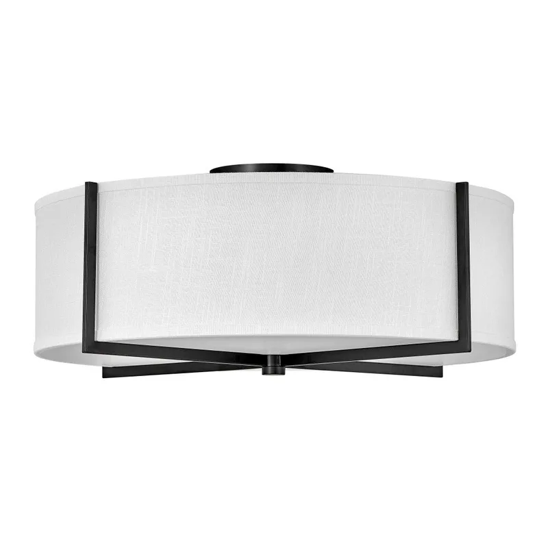 Axis Off White Large Semi-flush Mount 41710BK