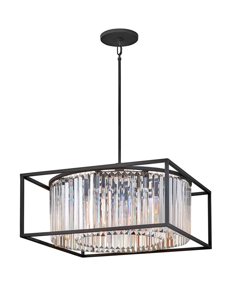 Giada Medium Convertible Drum Chandelier 4555BK