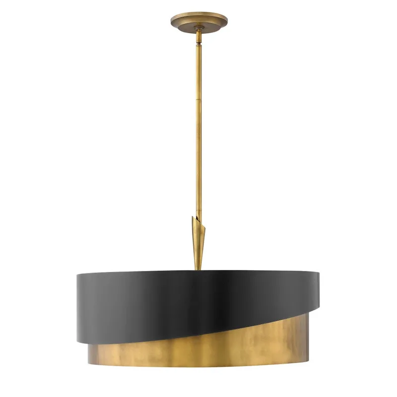 Gigi Medium Convertible Drum Chandelier FR34315HBR
