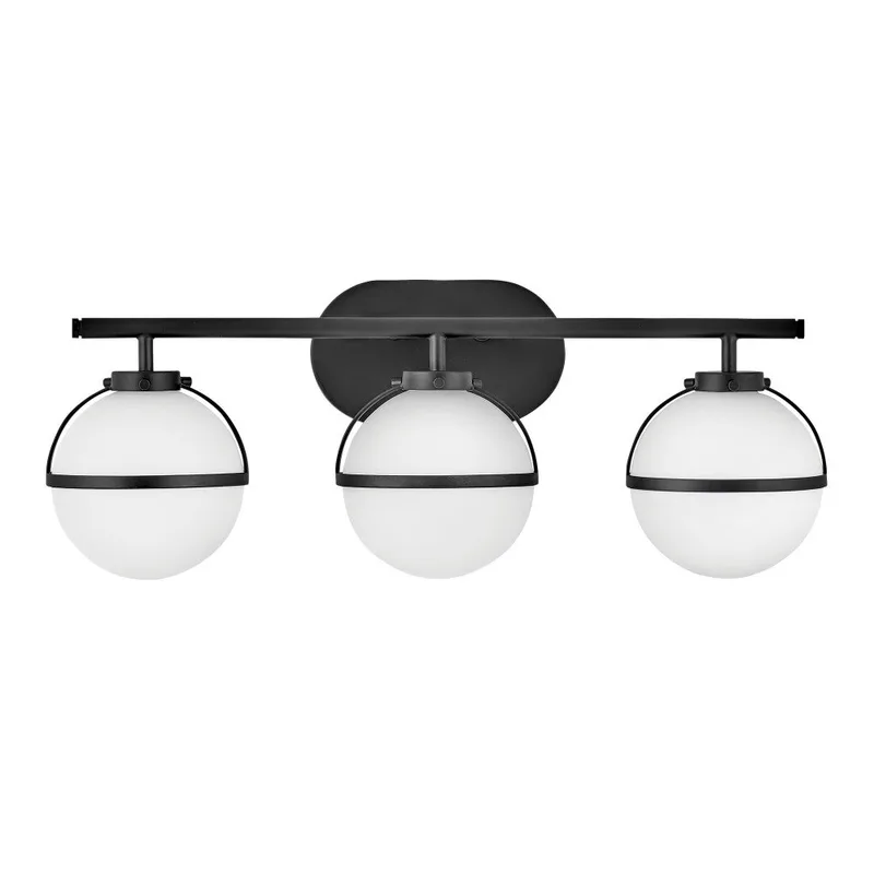 Hollis Medium Three Light Vanity 5663BK-LL