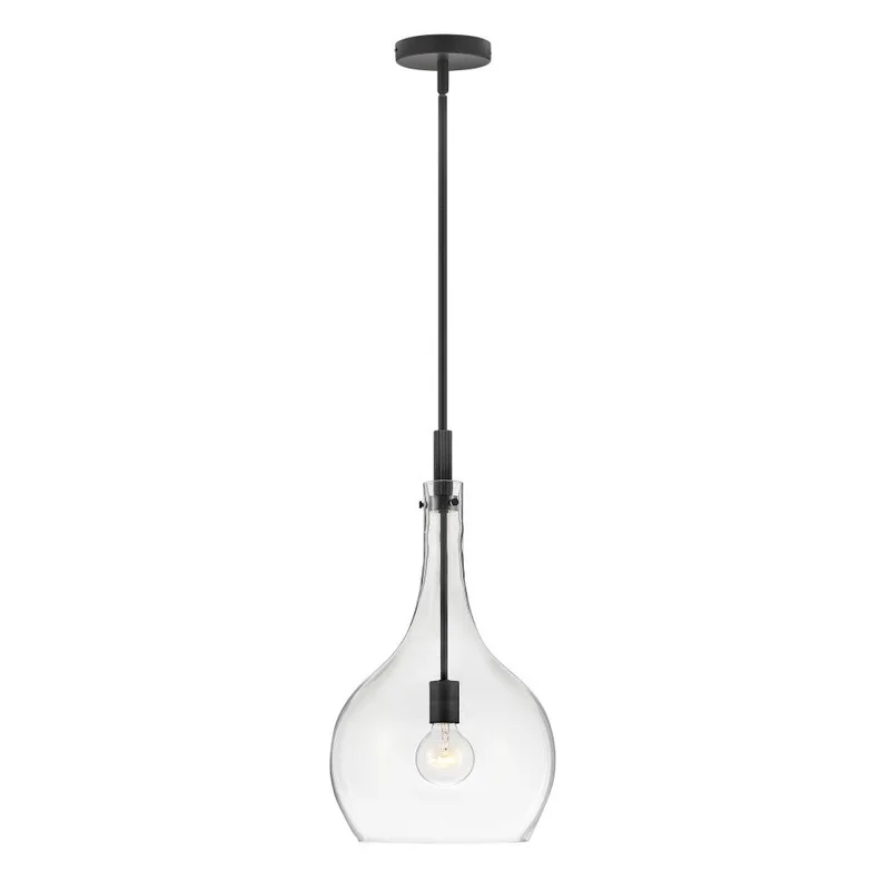 Ziggy Medium Pendant 4457BK-CL