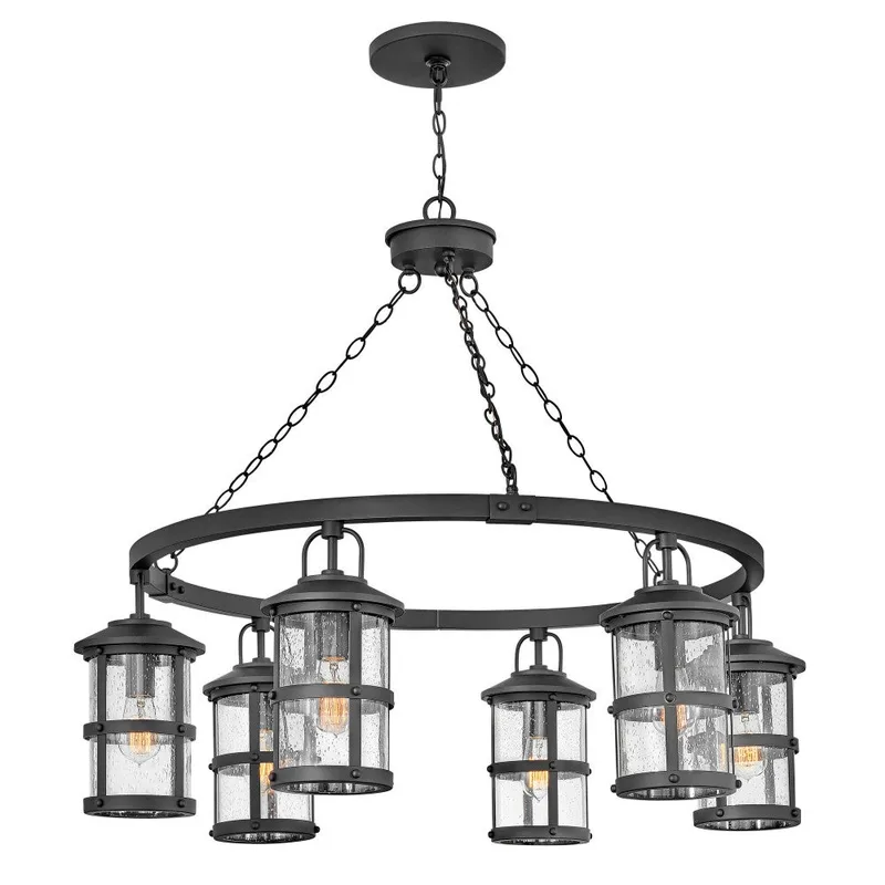 Lakehouse Large Chandelier 2689BK