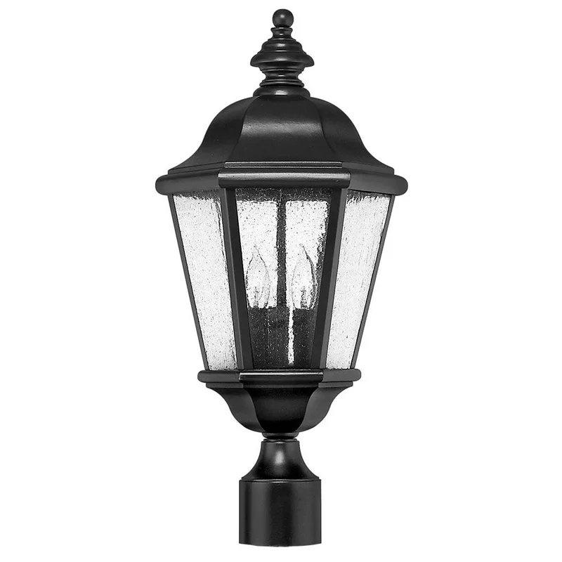 Edgewater Medium Post Mount Lantern 1671BK
