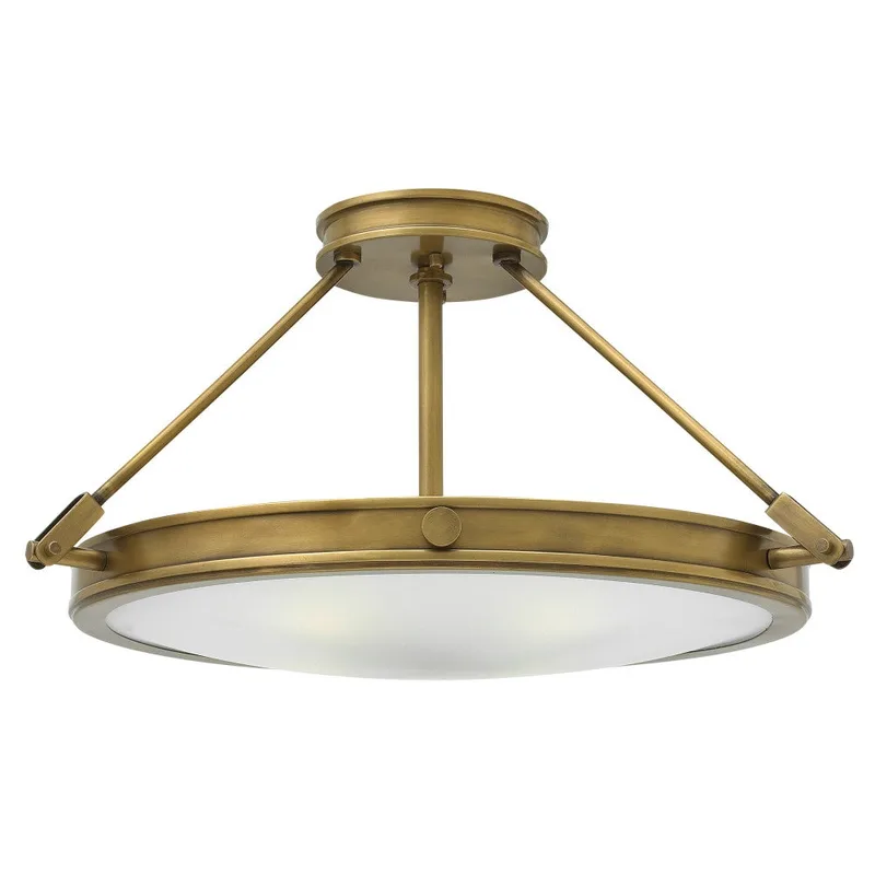 Collier Medium Semi-Flush Mount 3382HB
