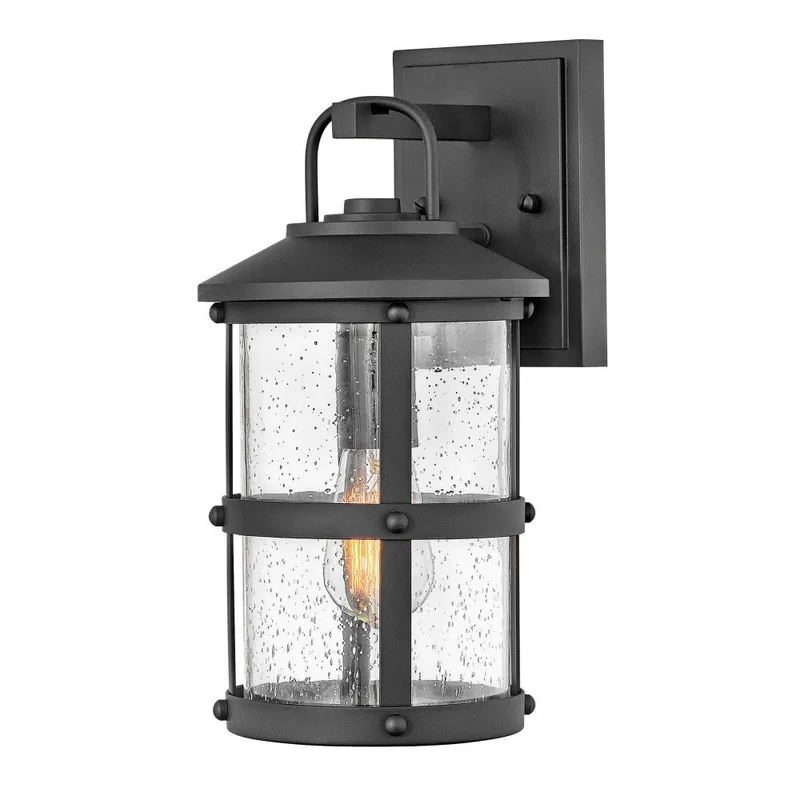 Lakehouse Small Wall Mount Lantern 2680BK