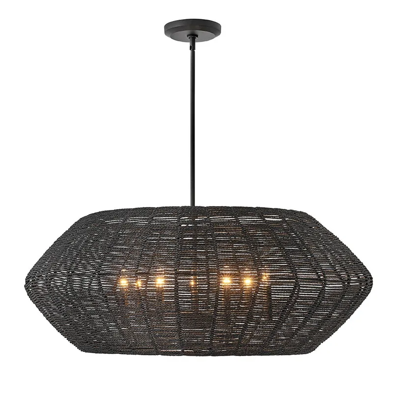 Luca Large Convertible Drum Chandelier 40385BLK