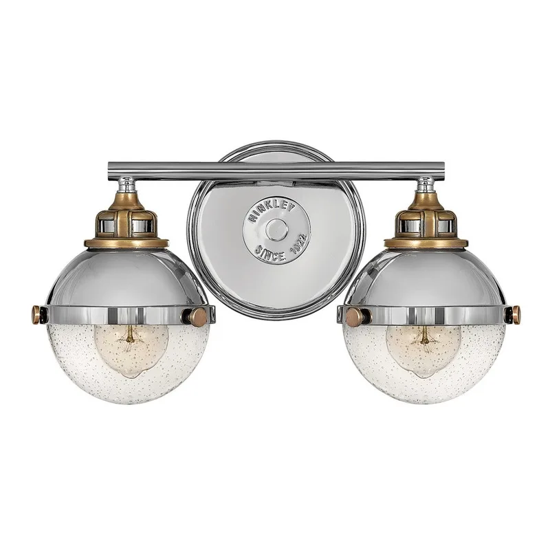 Fletcher Small Two Light Vanity 5172PN