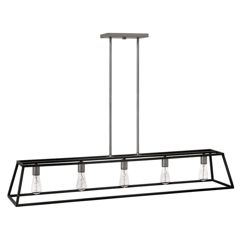 Fulton Large Five Light Open Frame Linear 3335DZ