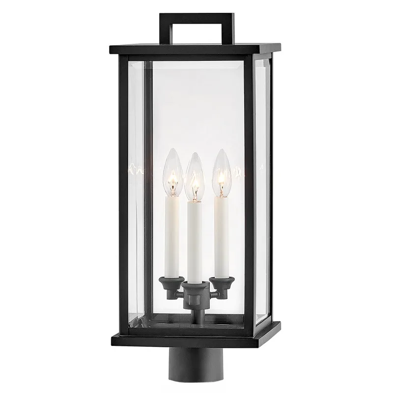 Weymouth Large Post Mount Lantern 20011BK