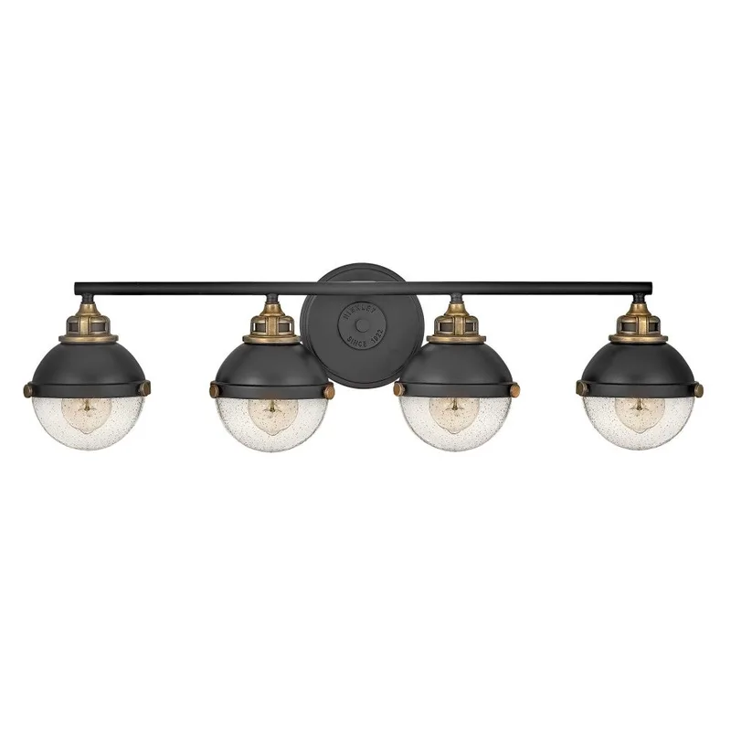 Fletcher Large Four Light Vanity 5174BK