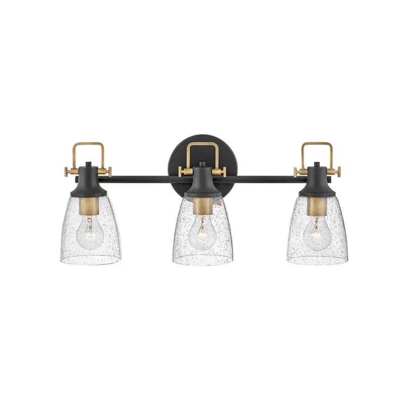 Easton Medium Three Light Vanity 51273BK