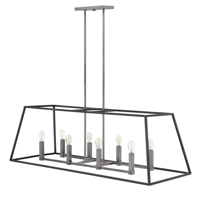 Fulton Medium Eight Light Open Frame Linear 3338DZ